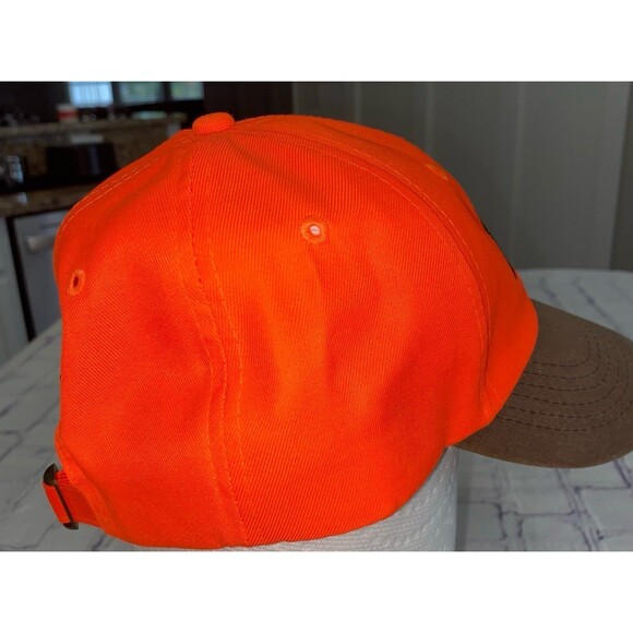 NRA Cap Hat Unisex Adjustable Strap Color Safety Orange Embroidered Logo - Picture 5 of 12